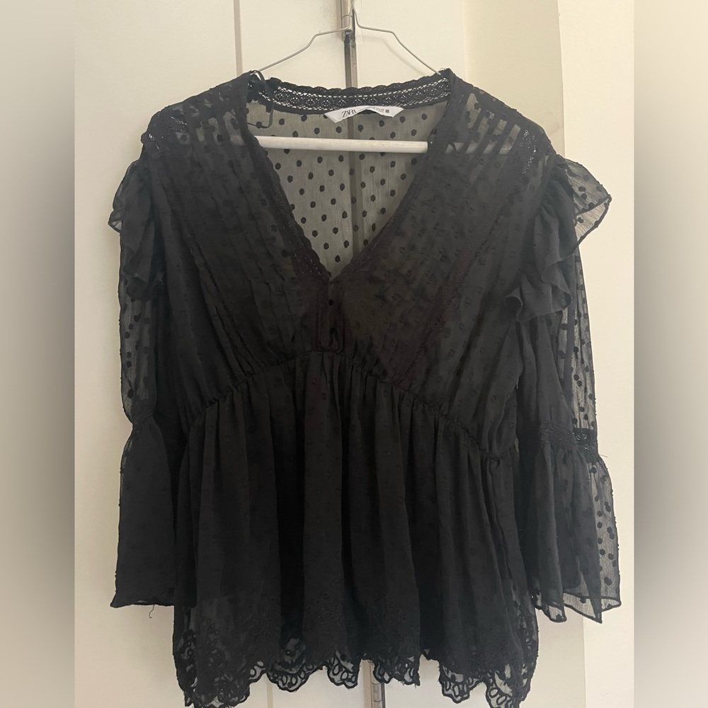 Black Zara Top